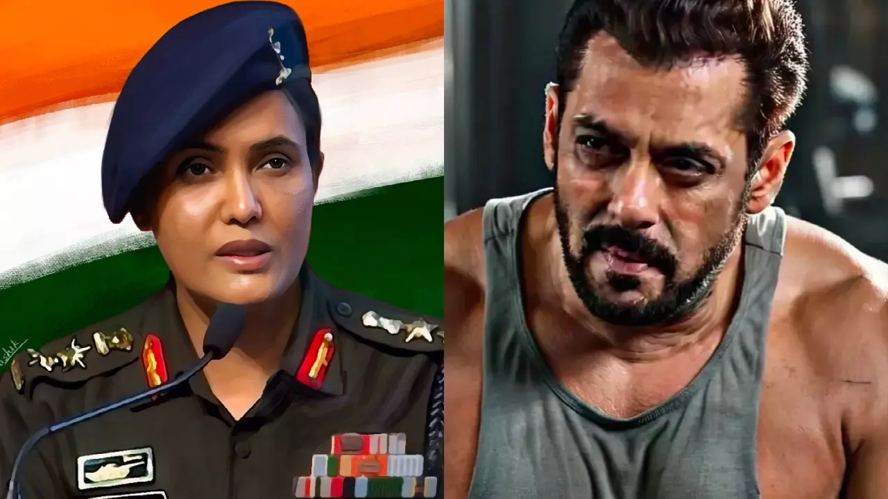 The Viral Video of Colonel Sofia Queshi on Salman Khan